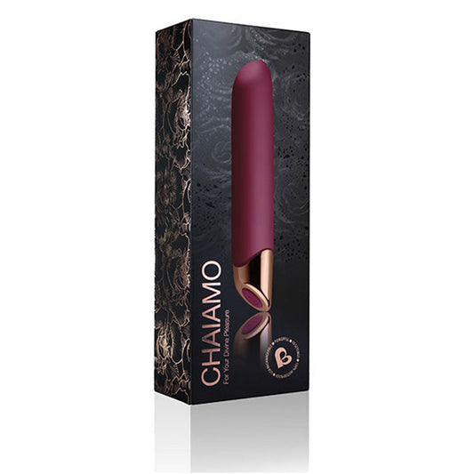 Rocks Off Chaiamo Classic Vibrator Burgundy