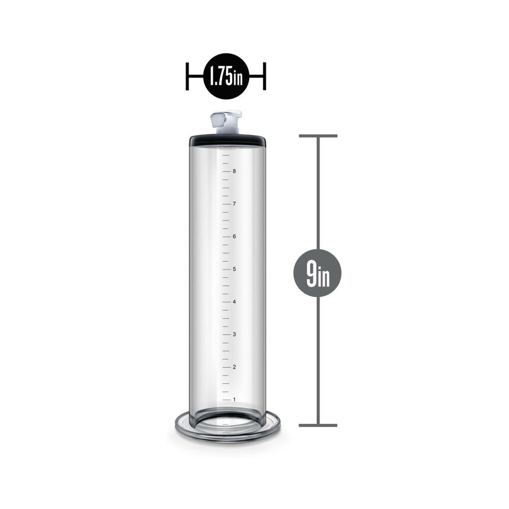 Performance Penis Pump 9 in. x 1.75 in. Cylinder Clear