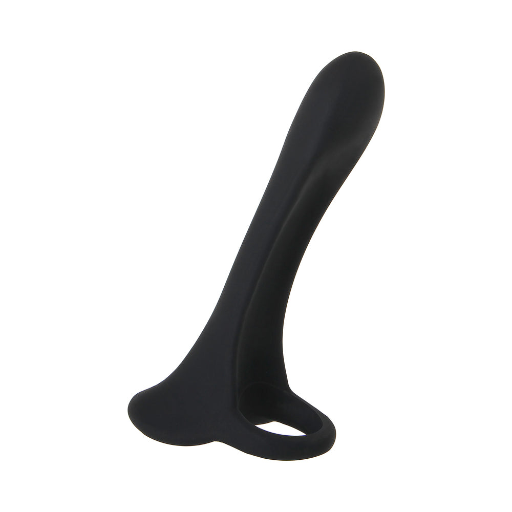 Funda vibradora para pene ZT Cock Armor, color negro