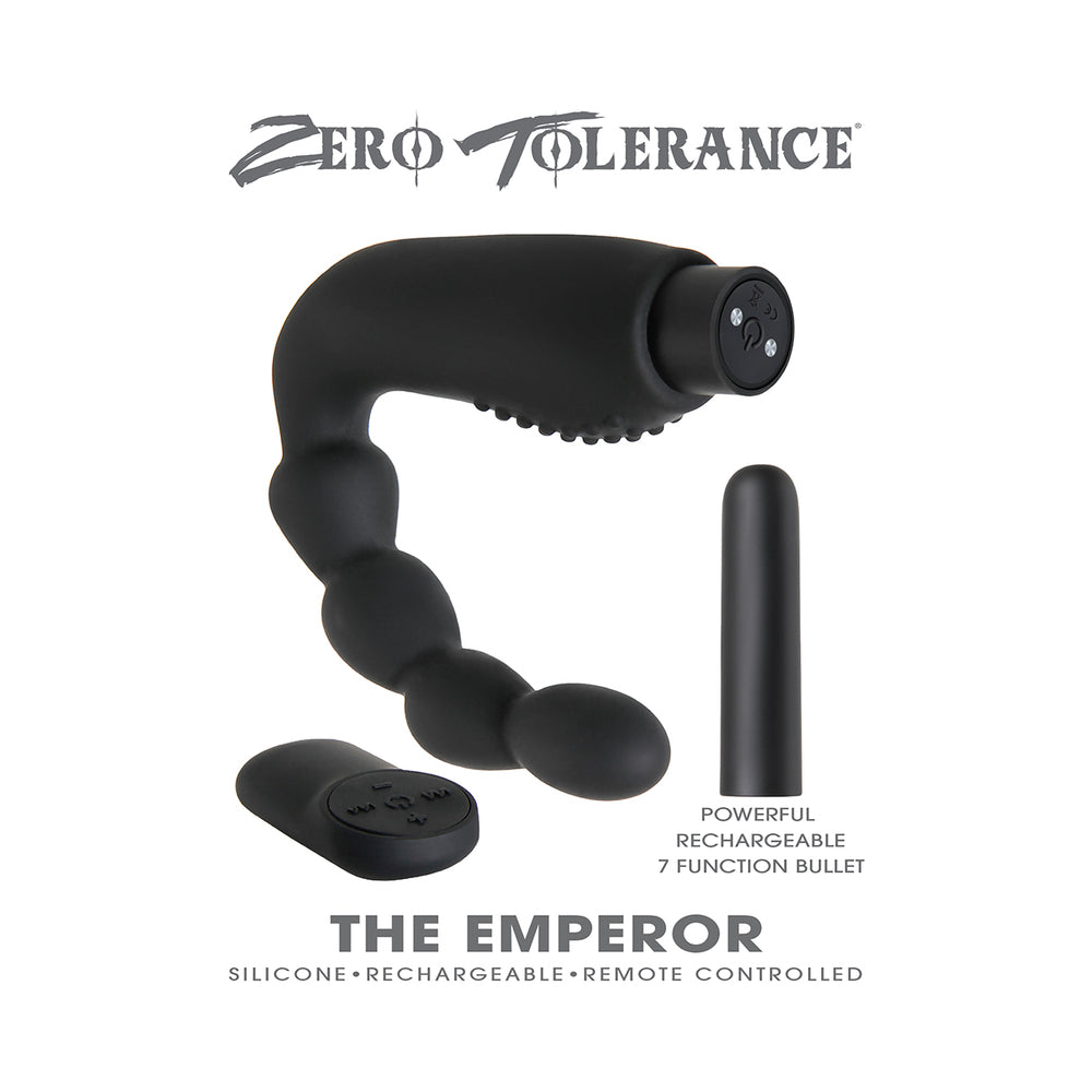 ZT Emperor Vibr Prostate Massager Blk