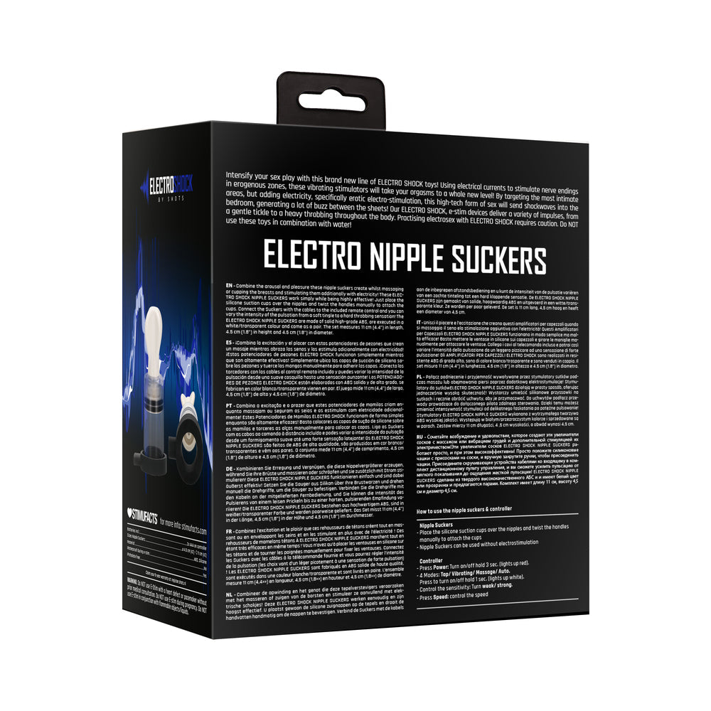 ElectroShock E-Stim NipSuckers Wht