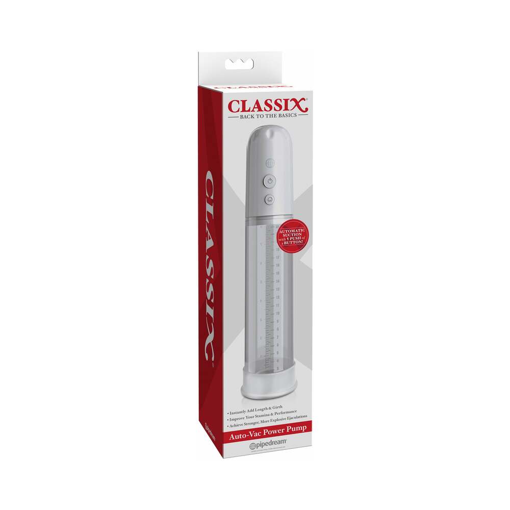 Pipedream Classix Auto-Vac Power Pump White