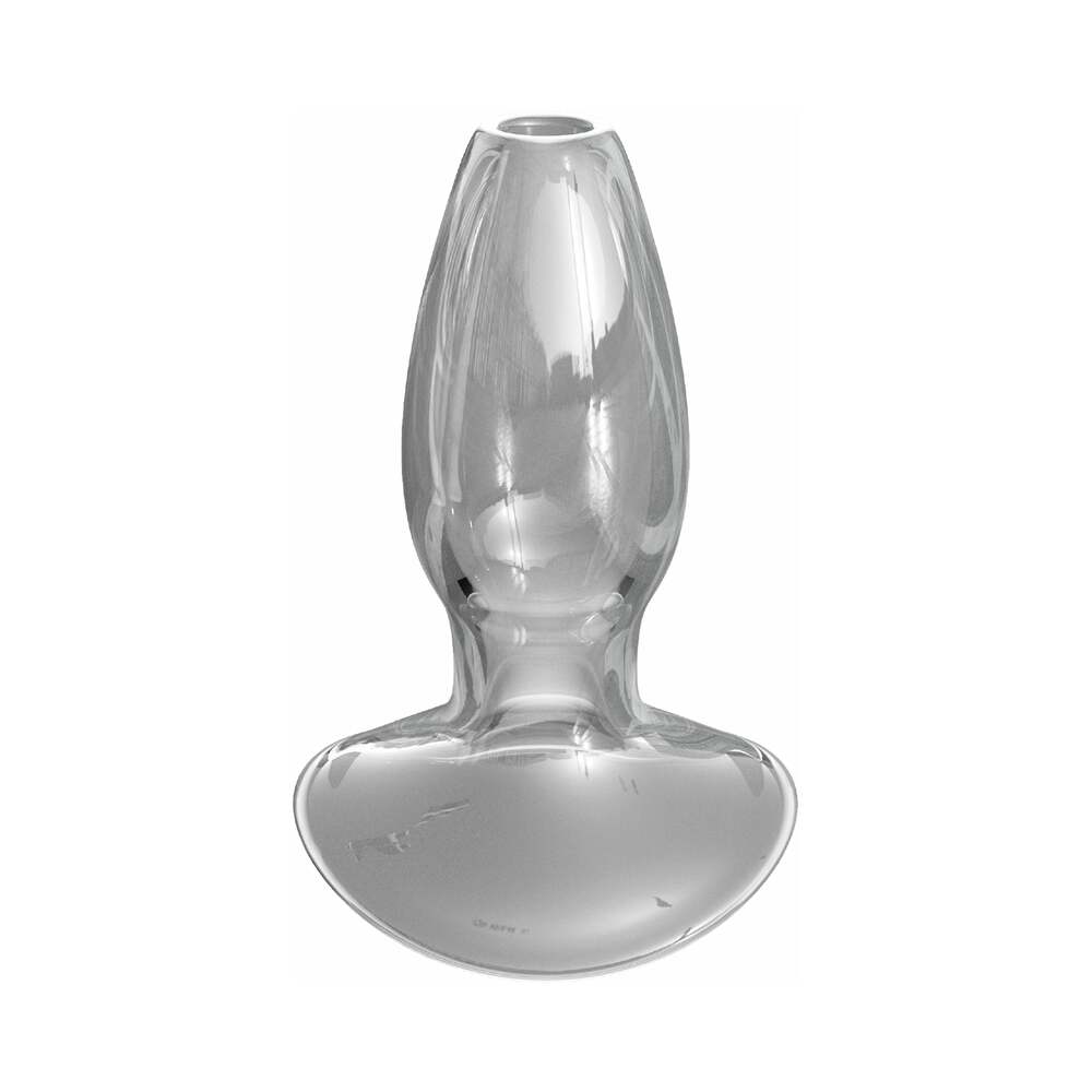 Anal Fantasy Elite Collection Beginner's Anal Gaper Glass Tunnel Plug Clear