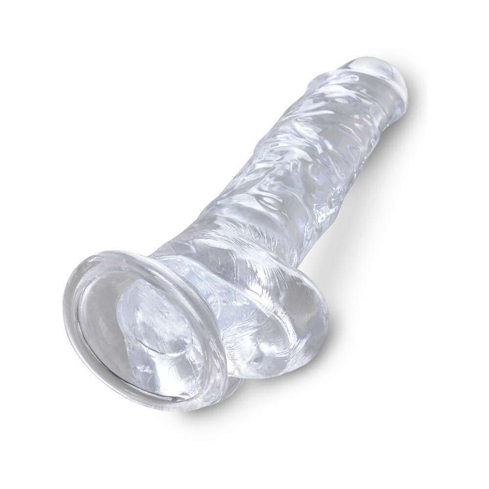 King Cock Clear de 8 pulgadas con bolas