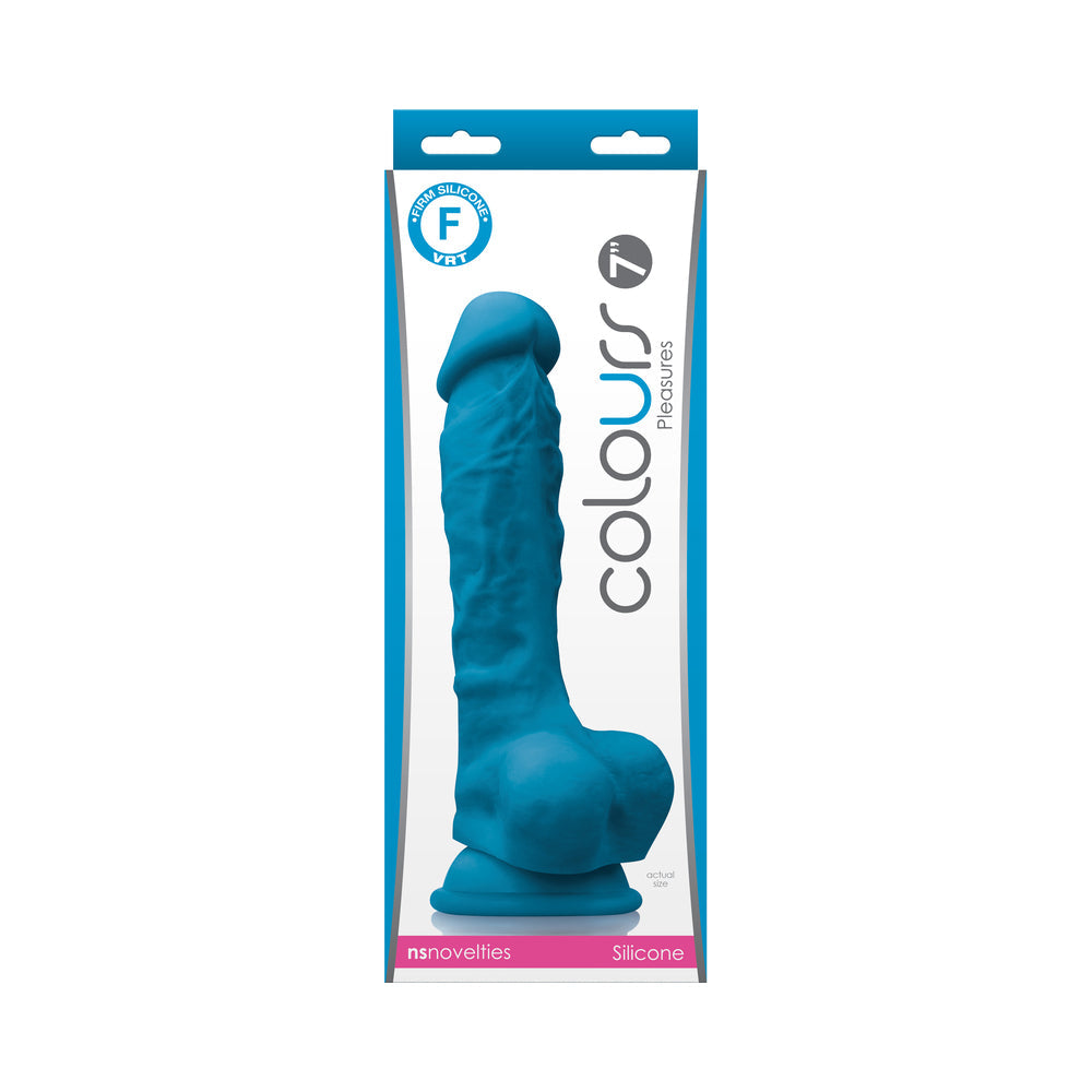 Colours Pleasures 7 in. Dildo Blue