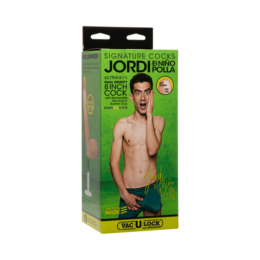 Signature Cocks Jordi El Nińo Polla 8 inch ULTRASKYN Cock Vanilla