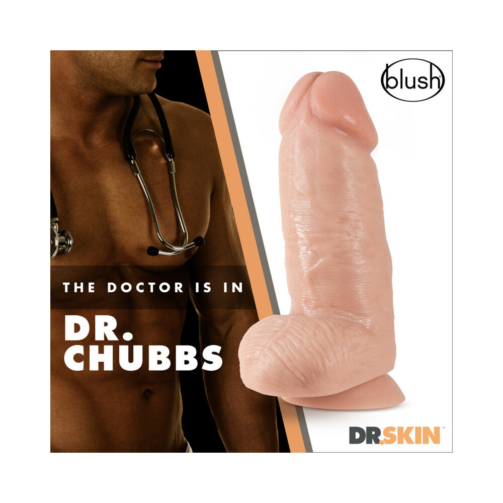 Dr. Skin Dr. Chubbs 10in Dildo Beige