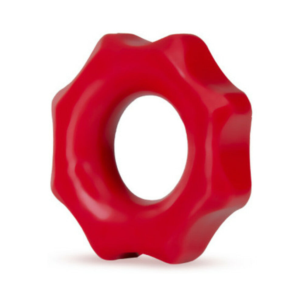 Anillo para el pene Stay Hard Nutz, paquete de 2, color rojo