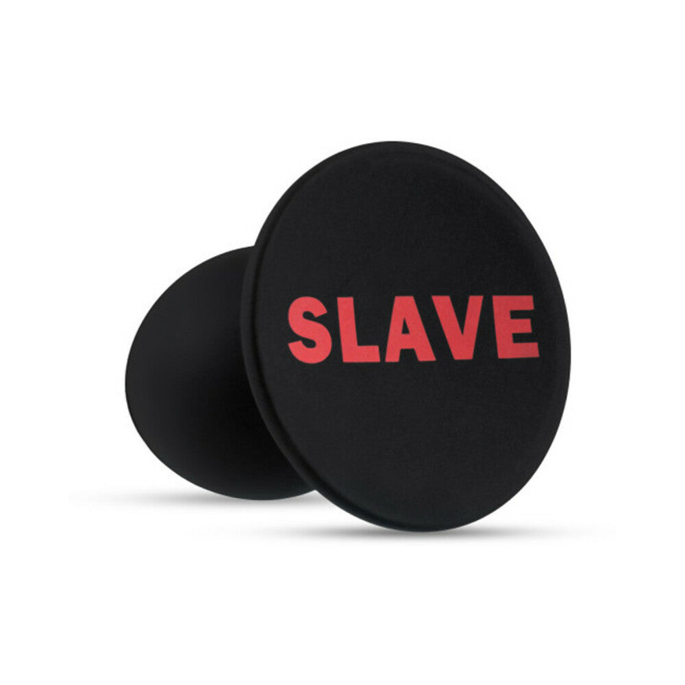 Temptasia Slave Silicone Anal Plug Black