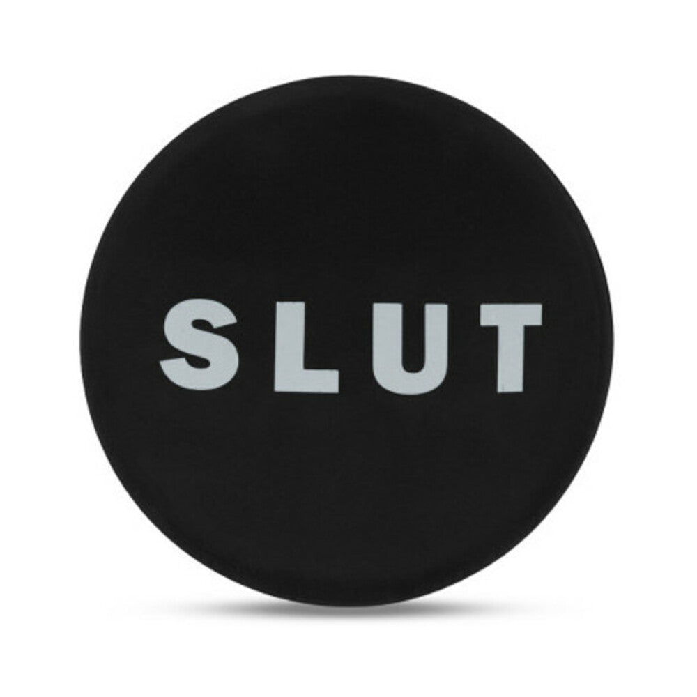 Temptasia 'Slut' Silicone Anal Plug Black