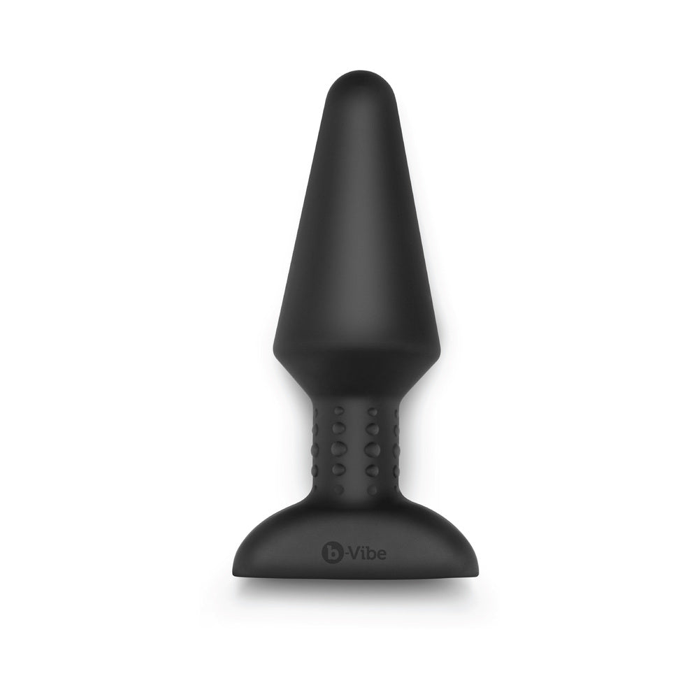 b-vibe Rimming XL Anal Plug Black