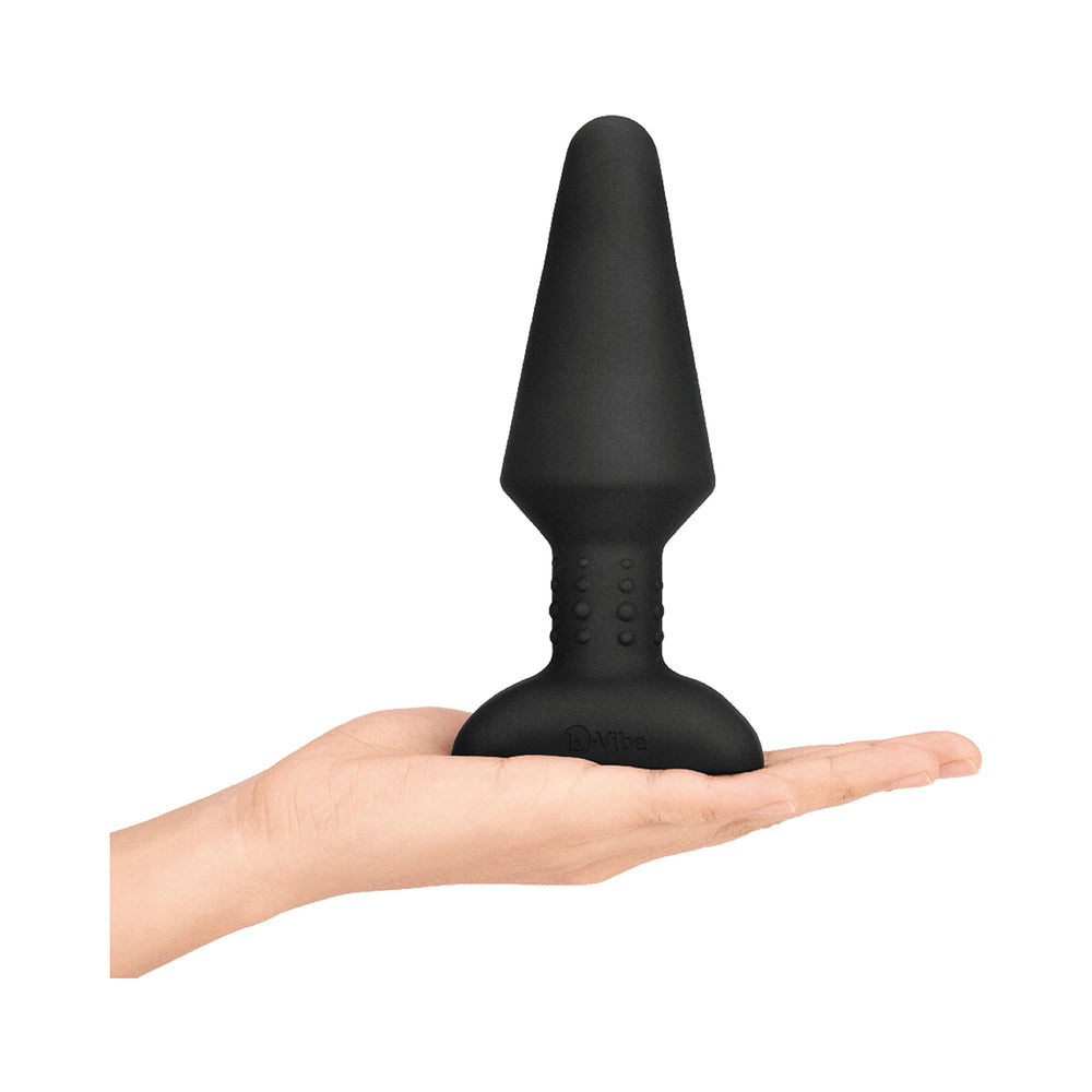 b-vibe Rimming XL Anal Plug Black