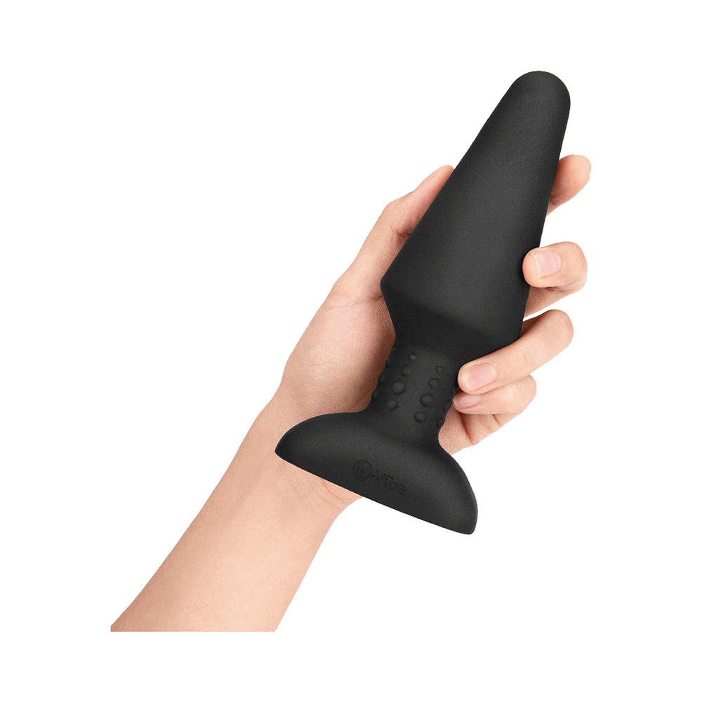 b-vibe Rimming XL Anal Plug Black