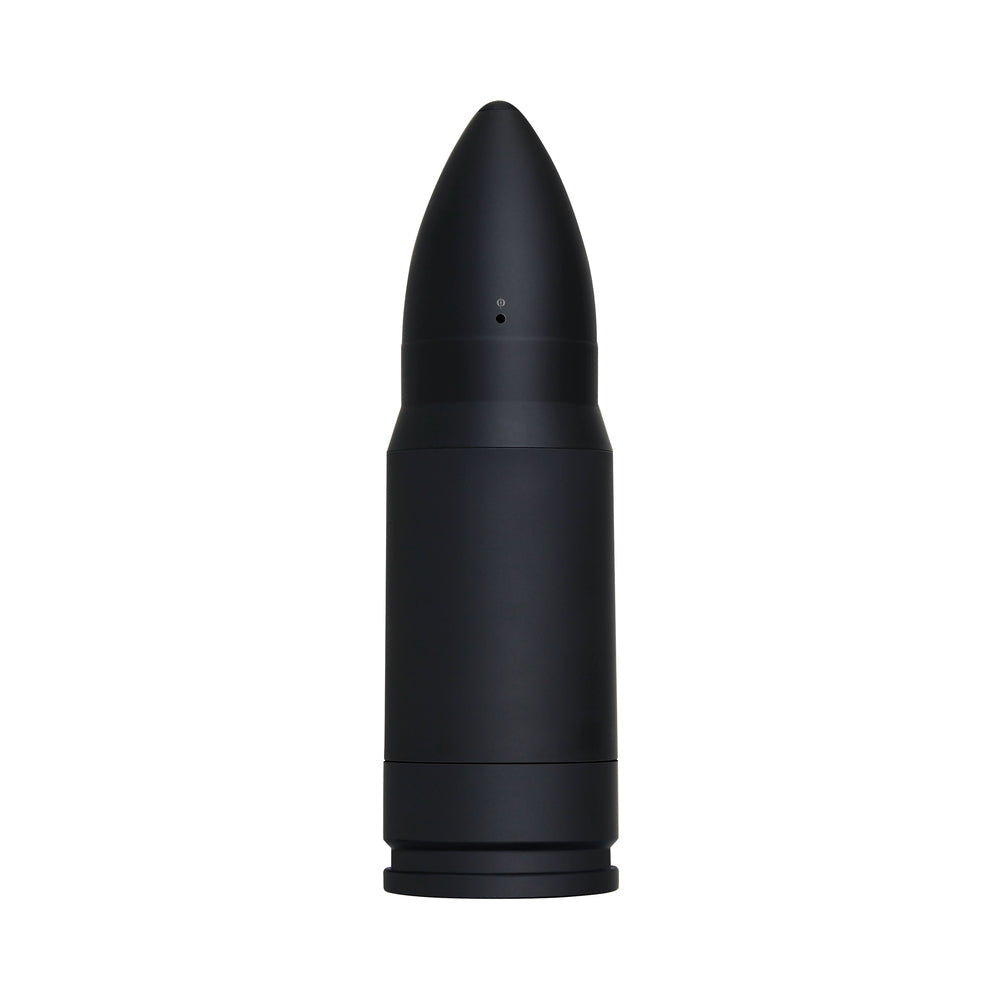 Zero Tolerance Shell Shock Rechargeable Bullet-Shaped Vibrating Vagina Stroker Black