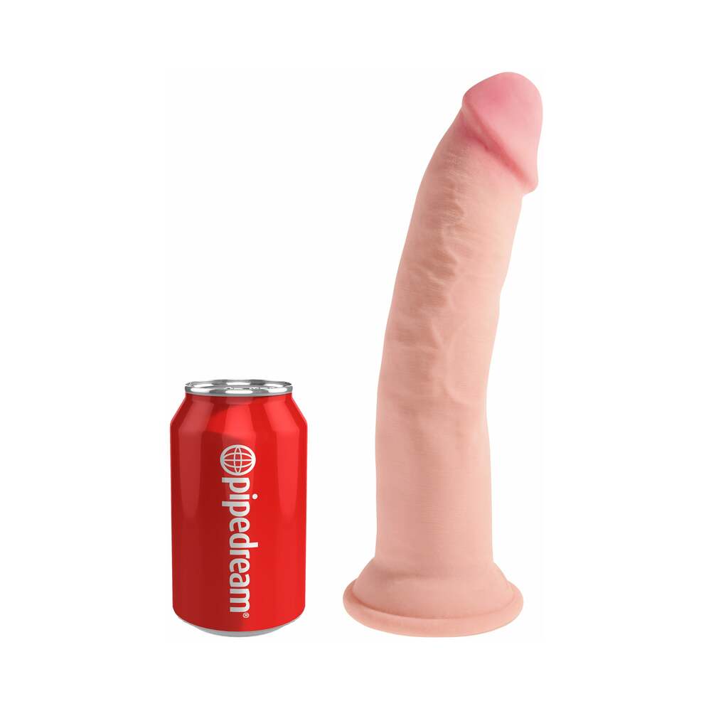 King Cock Plus 9in Triple Density Beige