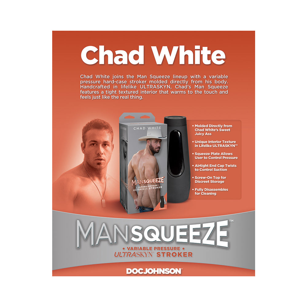 Man Squeeze Chad White ULTRASKYN Ass