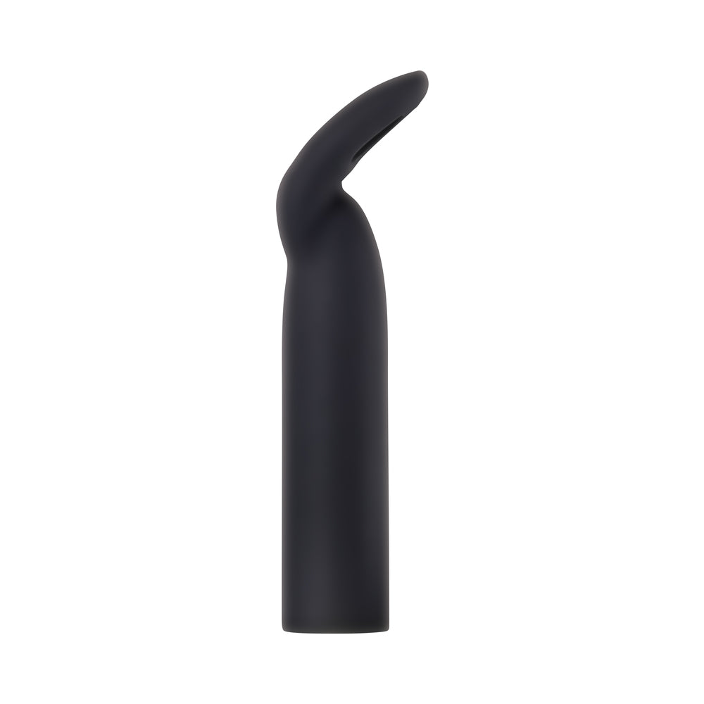 Evolved Four Play Rechargeable Silicone Bullet Vibrator and 3-Piece Sleeve Set Black