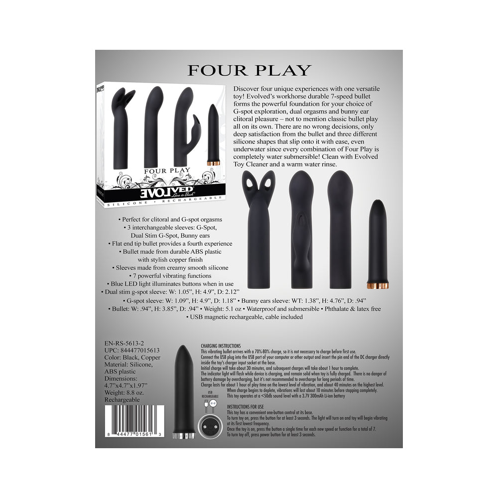 Evolved FourPlay Bullet&3PcSleeveSet Blk