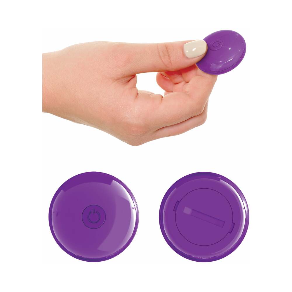 Pipedream 3Some Rock n' Ride Triple Stimulation Silicone Vibrator Purple