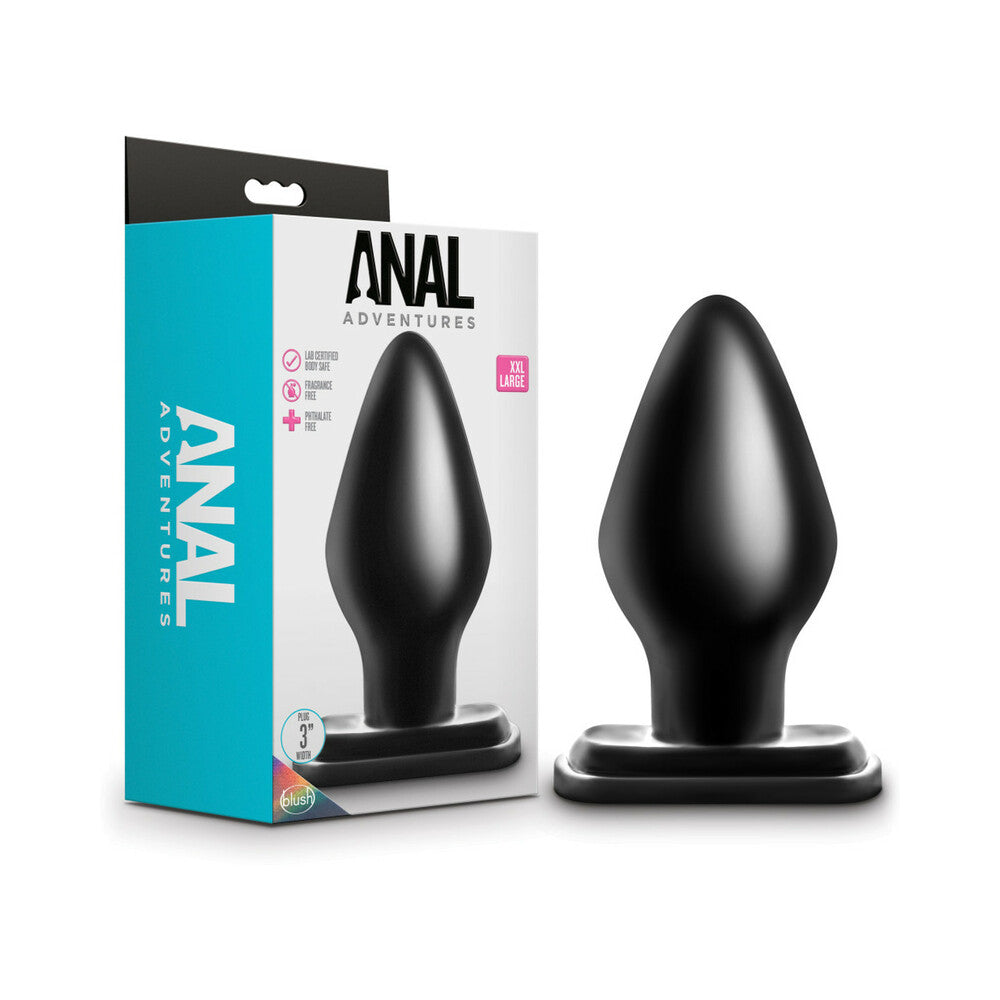 Blush Anal Adventures XXL Plug Black