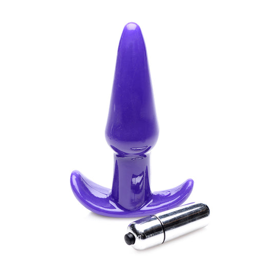 Thrilling Purple Smooth Anal Plug