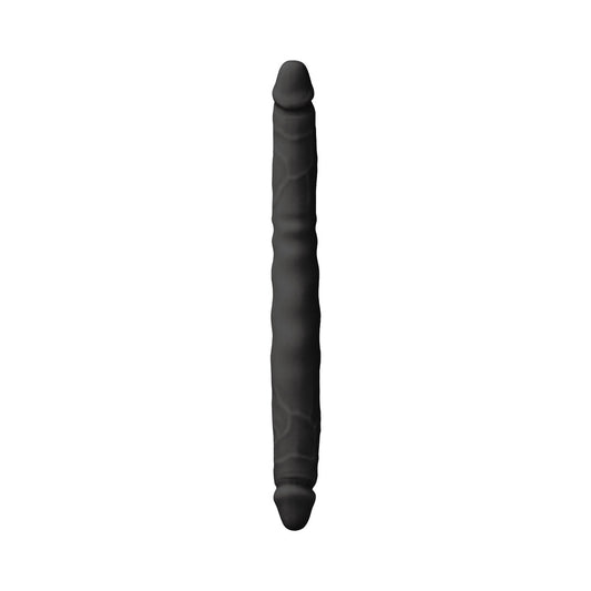 Colours Double Pleasure 12in Dildo Black