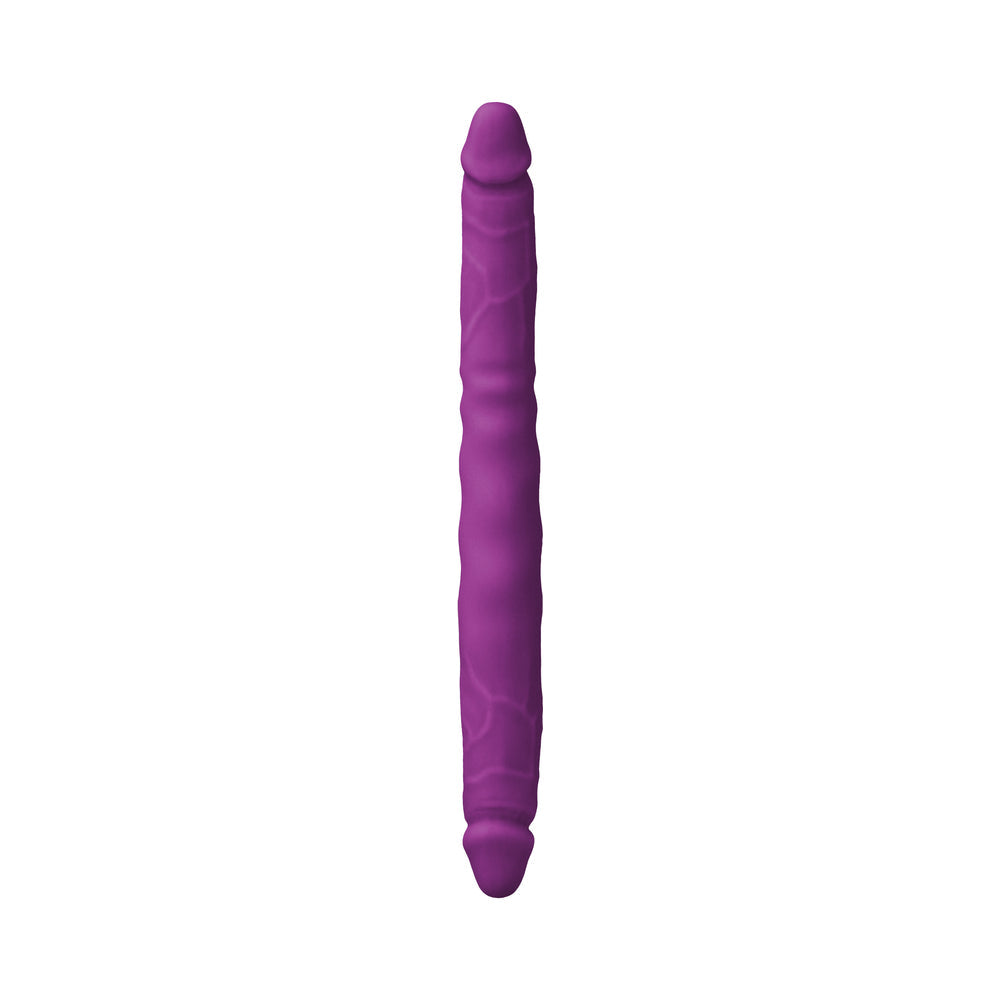 Colours Double Pleasure 12in Dildo Purp