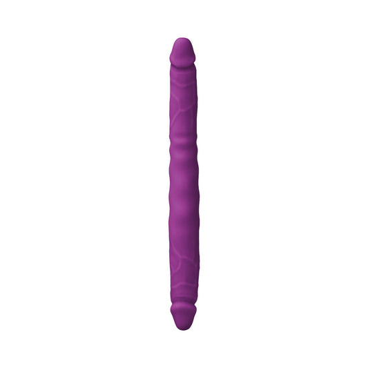 Colours Double Pleasure 12in Dildo Purp