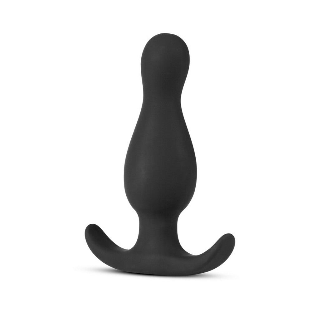 Anal Adventures Silicone Curve Plug Blk