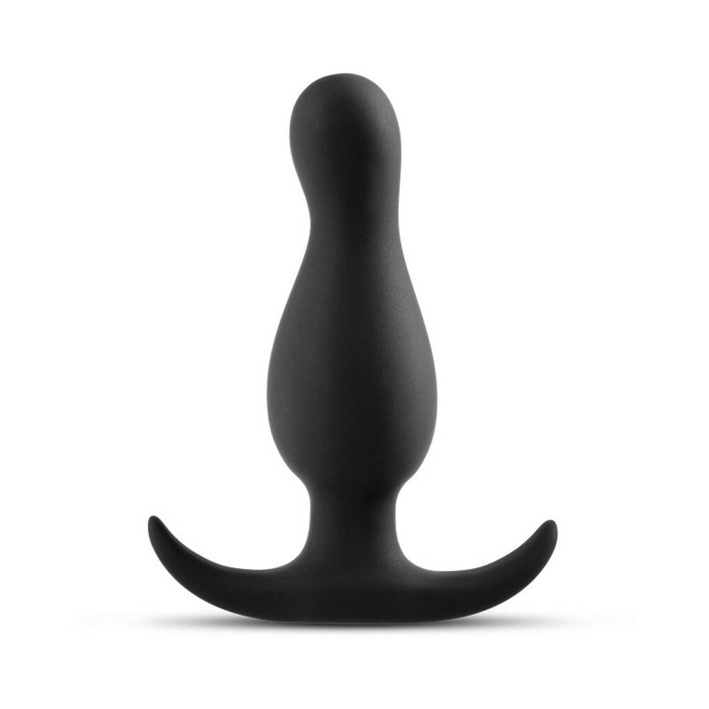 Anal Adventures Silicone Curve Plug Blk