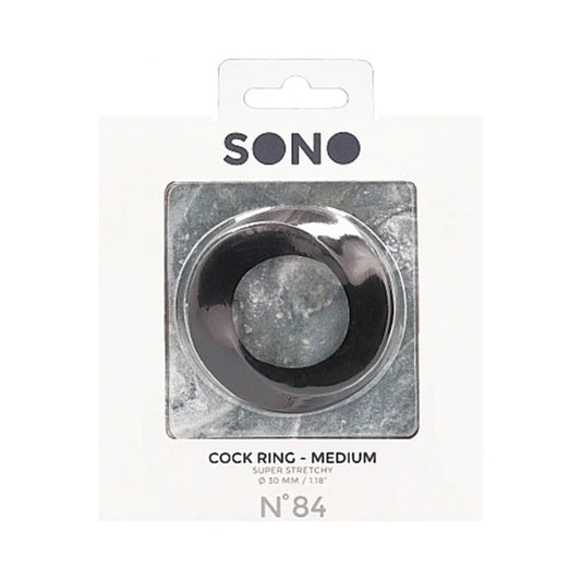 SONO No. 84 Silicone Cockring Black Medium