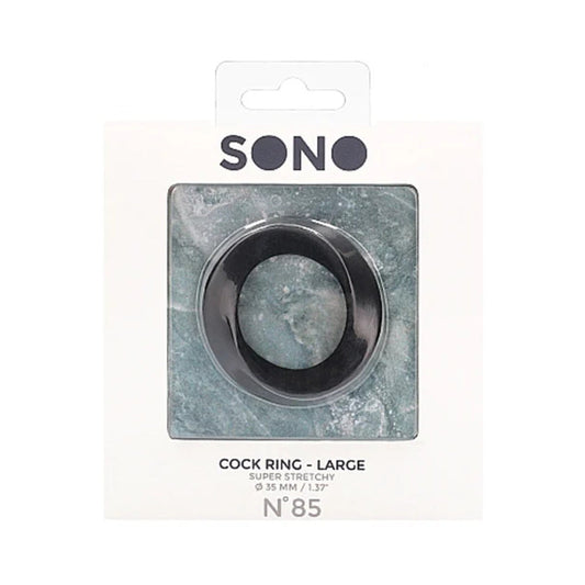 SONO No. 85 Silicone Cockring Black Large