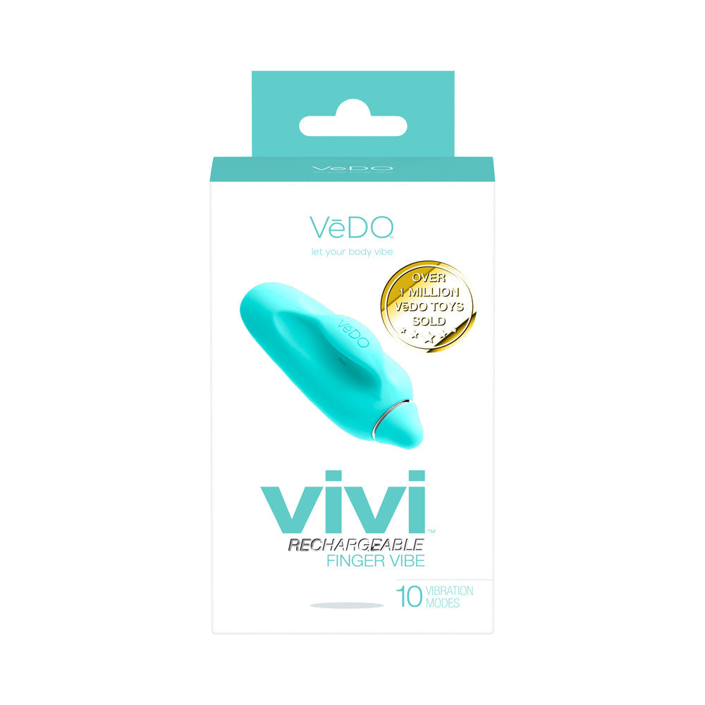 Vedo Vivi Finger Vibe Tease Me Turquoise