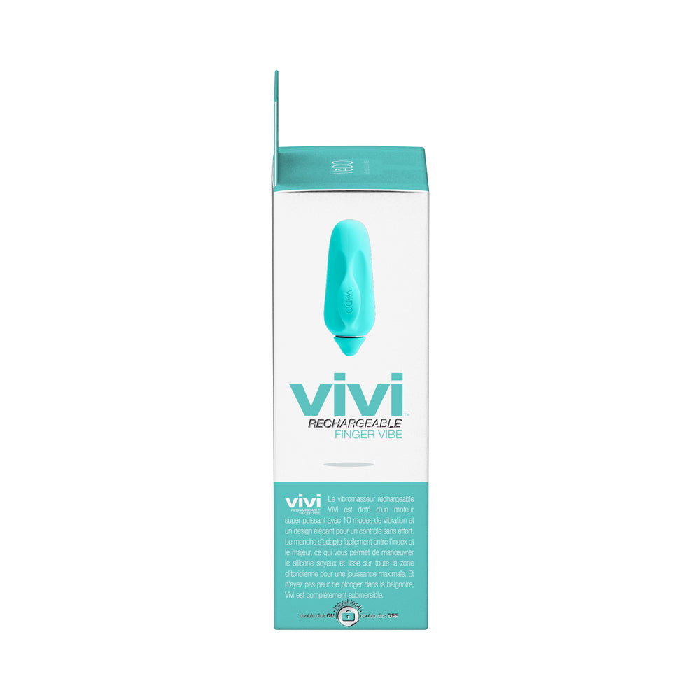 Vedo Vivi Finger Vibe Tease Me Turquoise