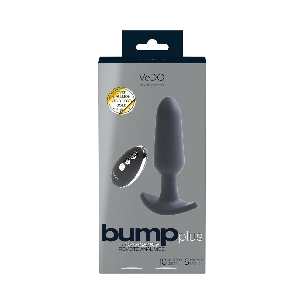 Bump Plus Remote Control Anal Vibe Black