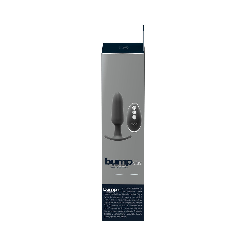 Bump Plus Remote Control Anal Vibe Black