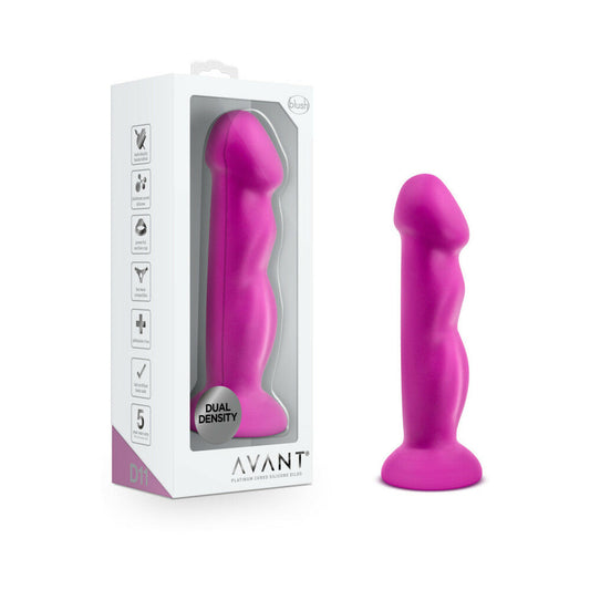 Blush Avant D11 Suko 8 in. Dual Density Silicone Dildo with Suction Cup Violet