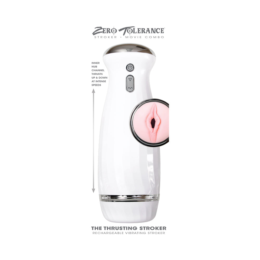 ZT Rechargeable Thrusting Stroker White