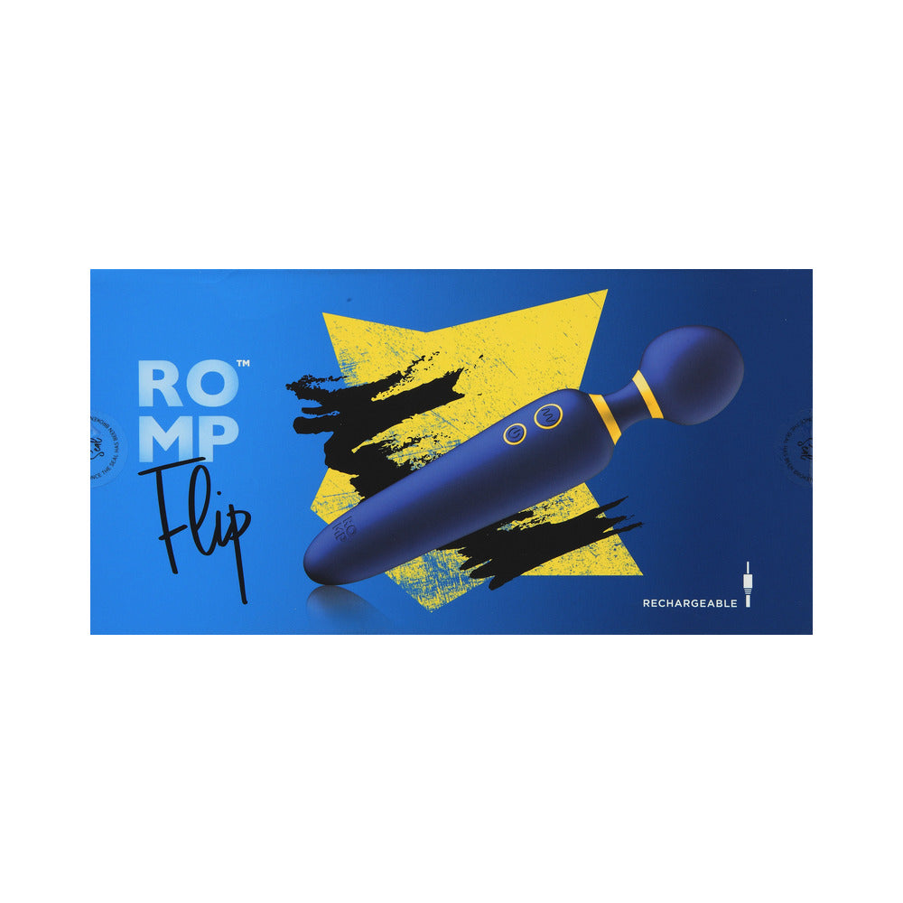 ROMP Flip Wand Massager Blue