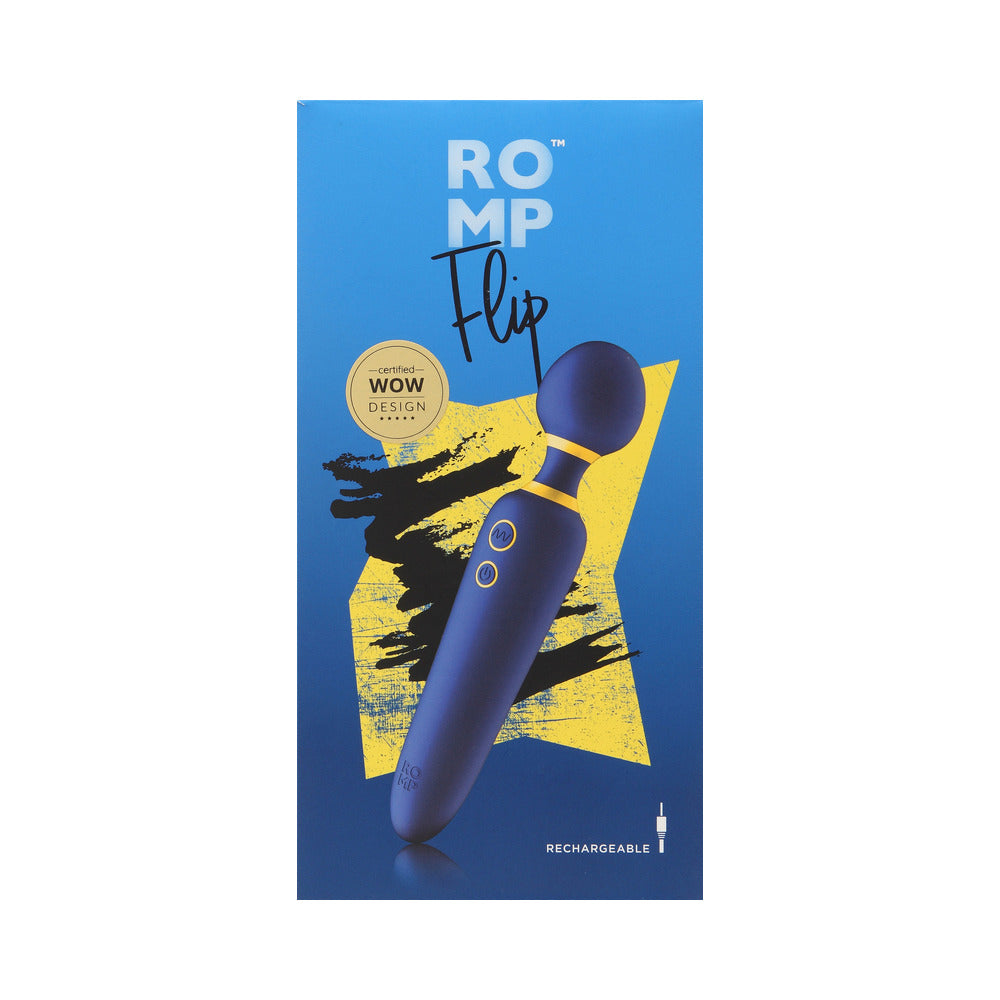 ROMP Flip Wand Massager Blue