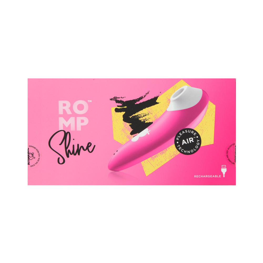 ROMP Shine PleasureAir Clitoral Vibr Pnk