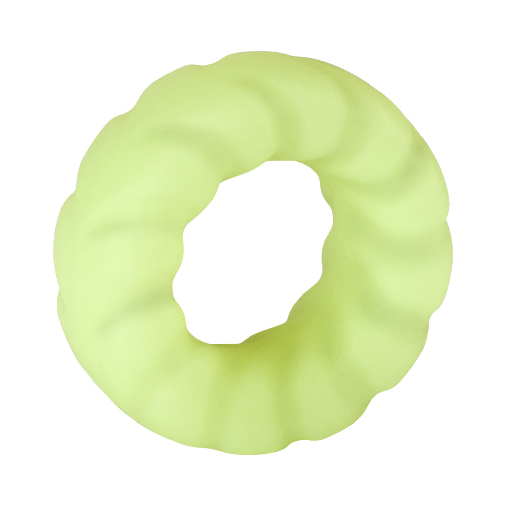 Forto F-25 Liquid Silicone Cockring 23mm Glow