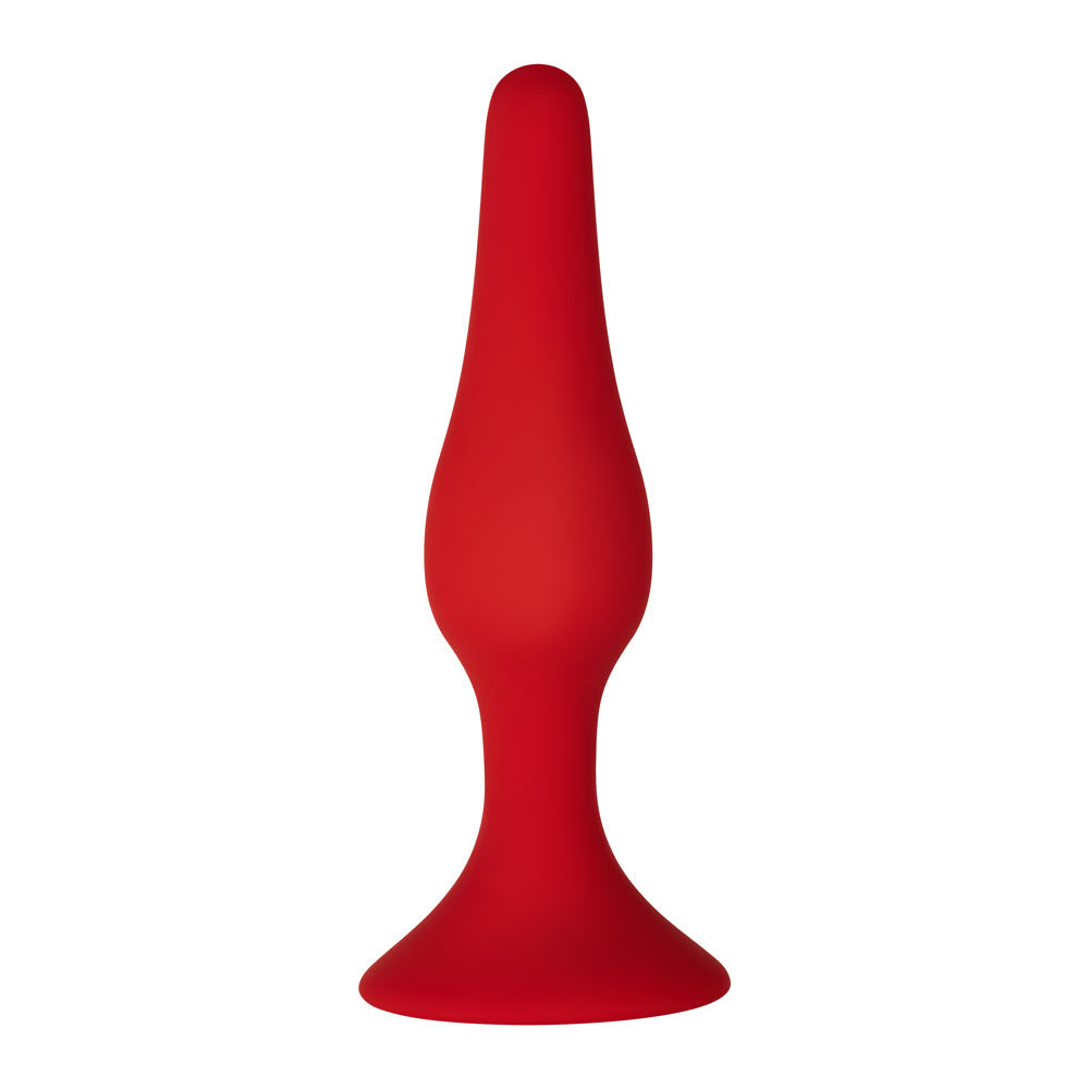 Forto F-11 Lungo Silicone Anal Plug Large Red