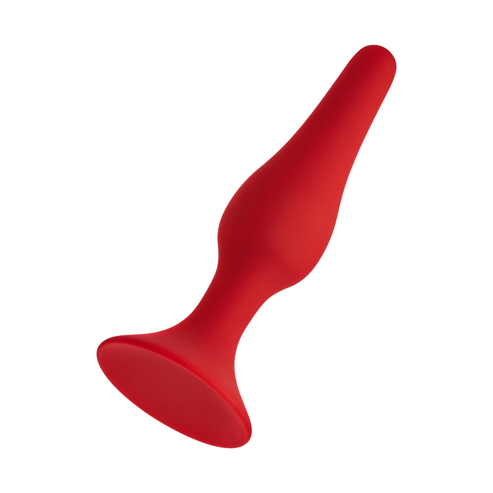 Forto F-11 Lungo Silicone Anal Plug Large Red