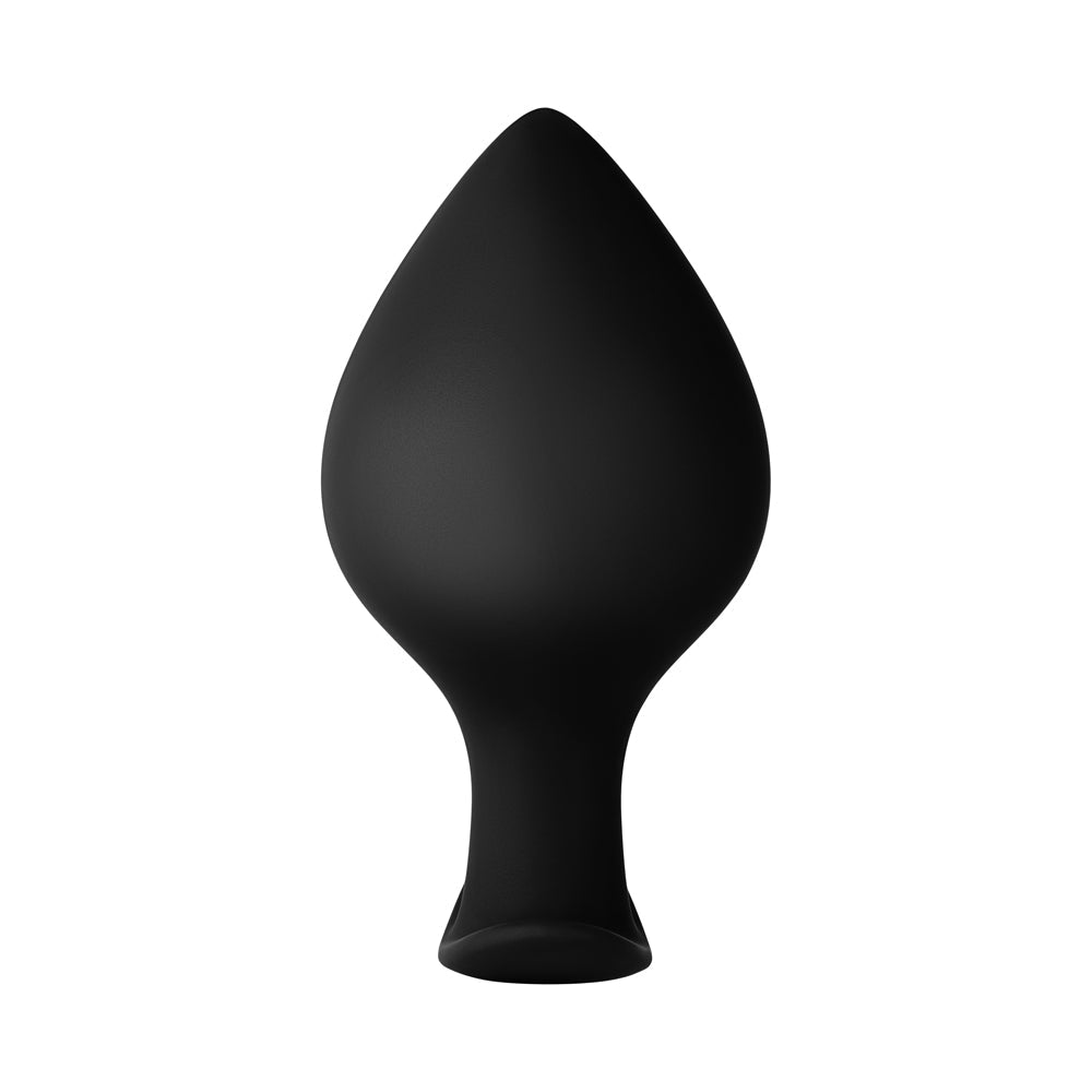 Forto F-60 Spade Silicone Anal Plug Medium Black