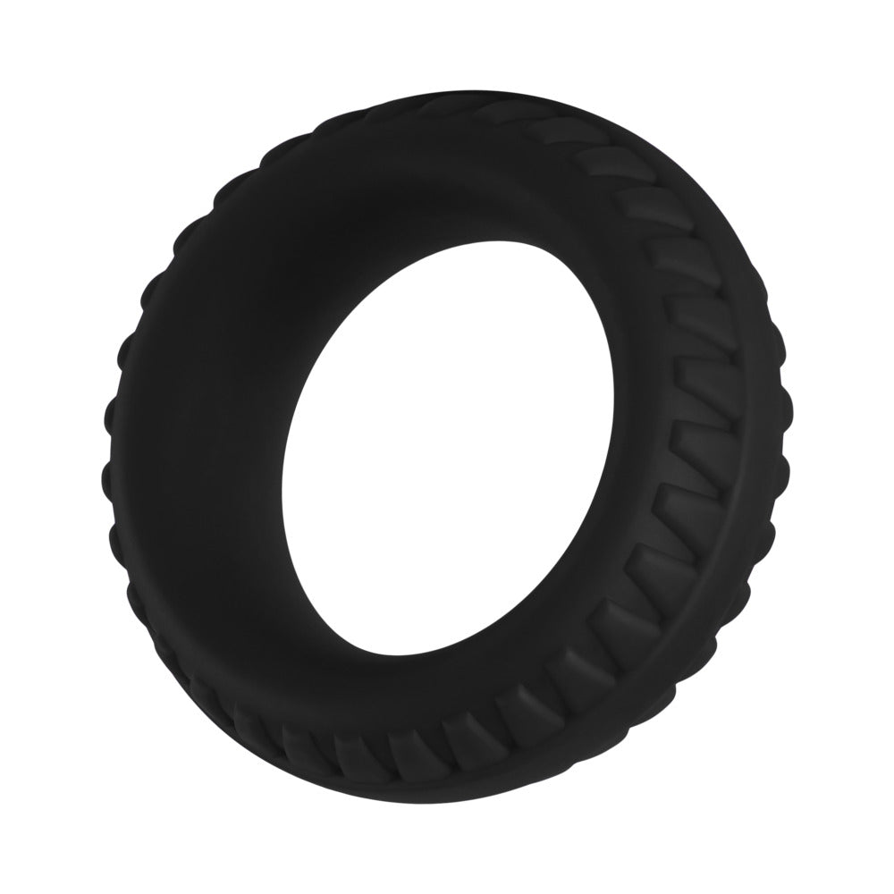 Forto F-12 Liquid Silicone Cockring 35mm Black