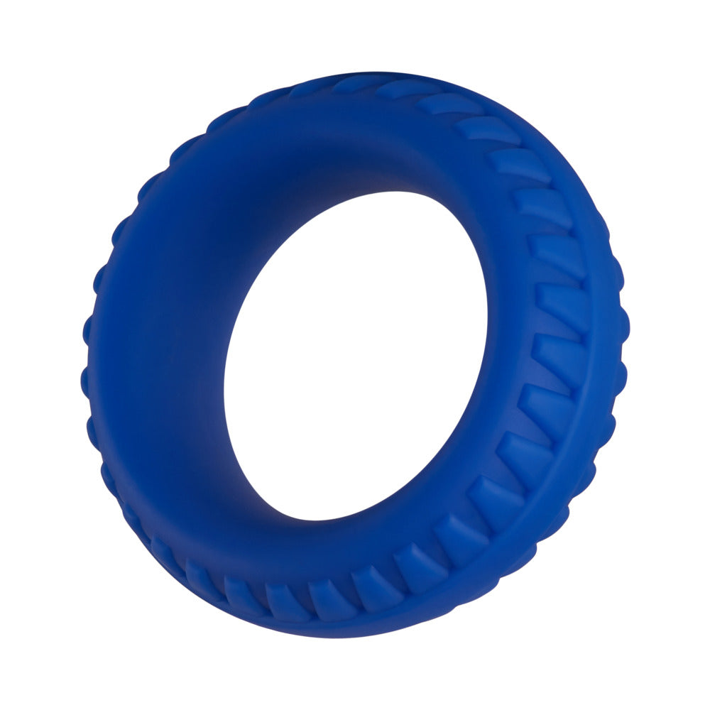 Forto F-12 Liquid Silicone Cockring 35mm Blue