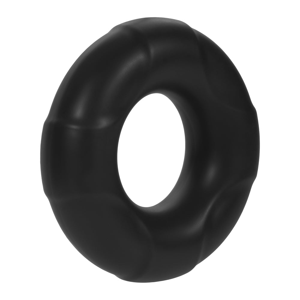 Forto F-33 Liquid Silicone Cockring Large Black