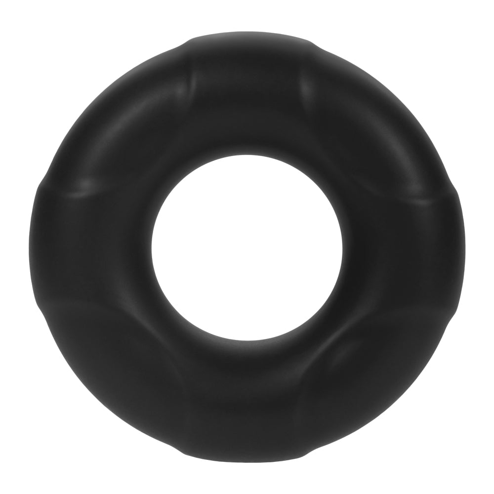 Forto F-33 Liquid Silicone Cockring Large Black
