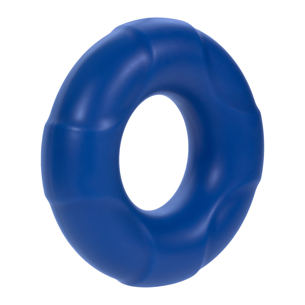 Forto F-33 Liquid Silicone Cockring Large Blue